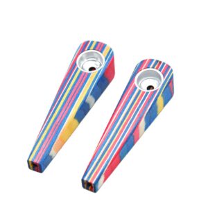 Colorful Wooden Portable Pipe | Hand Pipes For Sale | Free NZ Shipping