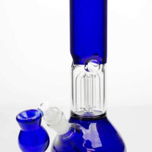 11″ glass water bong with 4 arms percolator