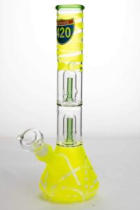 12″ infyniti double shower head beaker Bong