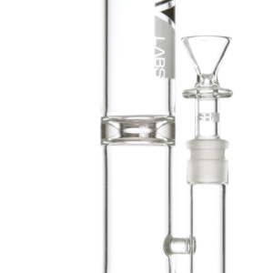 Grav Labs 12″ Straight Water PIpe w/Disc Perc – Clear