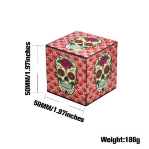 Day Of The Dead Sugar Skull Box Novelty Herb Grinder 4 Piece 50Mm