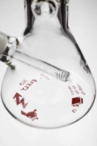 14" Sexy Girl Cartoon | Heavy Beaker Water Glass Bong | Free NZ Shipping