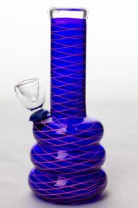 6″ glass water bong