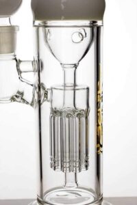 12″ genie glass 10-arm water recycled bong