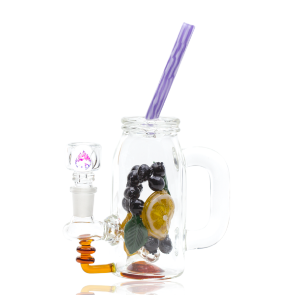 Empire Glassworks – Mini rig – Blueberry Orange Detox