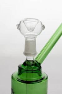 7″ Lego head  2-in-1 glass water bubbler