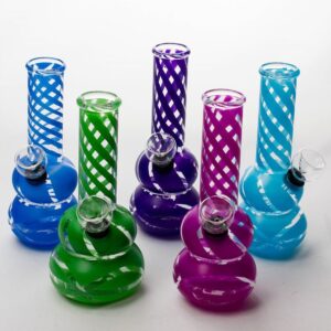 6" Double Beaker Water Glass Bong | Bongs For Sale | Free NZ Shipping