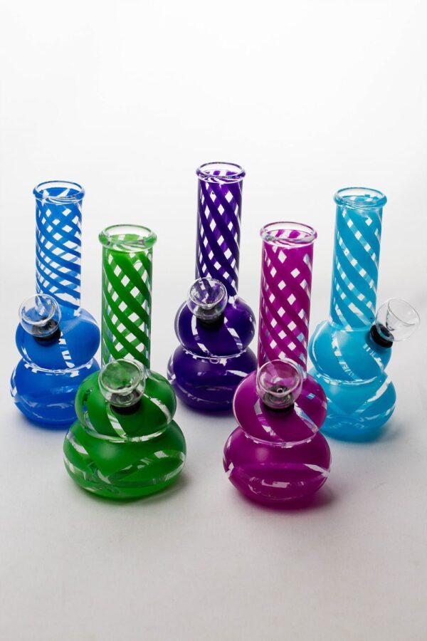 6" Double Beaker Water Glass Bong | Bongs For Sale | Free NZ Shipping