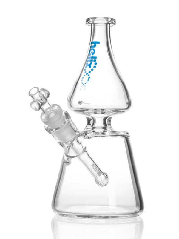 Grav Labs 8.75″ Helix Beaker Water Pipe – Clear