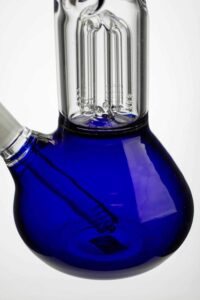 11″ glass water bong with 4 arms percolator
