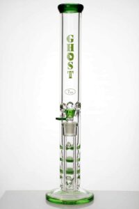 18" Ghost Triple Flat Diffuser | Glass Bongs For Sale | Free NZ Shipping