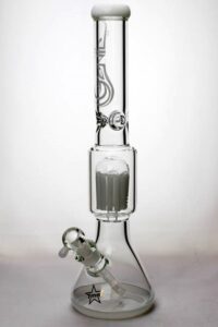18" Genie Colored Bottom Water Glass Bong | Best Bongs | Free NZ Shipping