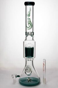 18" Genie Colored Bottom Water Glass Bong | Best Bongs | Free NZ Shipping