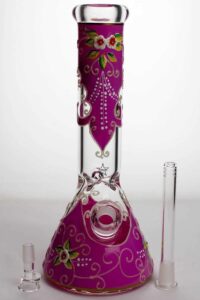 13" Luminous Flower Beaker Bong | Glass Bongs For Sale | Free NZ Shipping