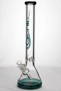 18" Genie Colored Bottom Water Bong | Best Glass Bongs | Free NZ Shipping