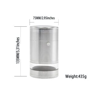 Electric Gnc Turbo Herb Grinder With Large Storage