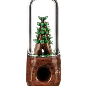 Chandelier Redwood Tree Hand Pipe | Weed Bowl | Glass Smoking Pipes