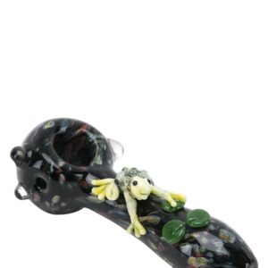 Forest Frog Mini Pipe | Glass Smoking Pipes | Weed Pipes | Pot Pipes