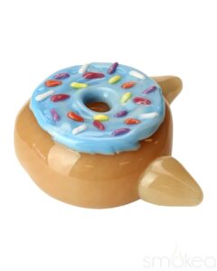 Empire Glassworks Glazed Kitty Donut Hand Pipe | Unique Glass Pipes