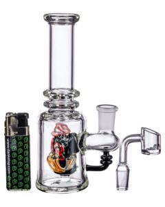 "Save The Seas" UV Mini Beaker | Glass Rig | Dab Ring | Rigs For Sale