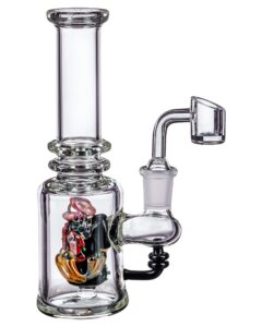"Save The Seas" UV Mini Beaker | Glass Rig | Dab Ring | Rigs For Sale
