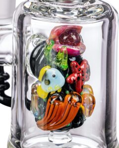 "Save The Seas" UV Mini Beaker | Glass Rig | Dab Ring | Rigs For Sale