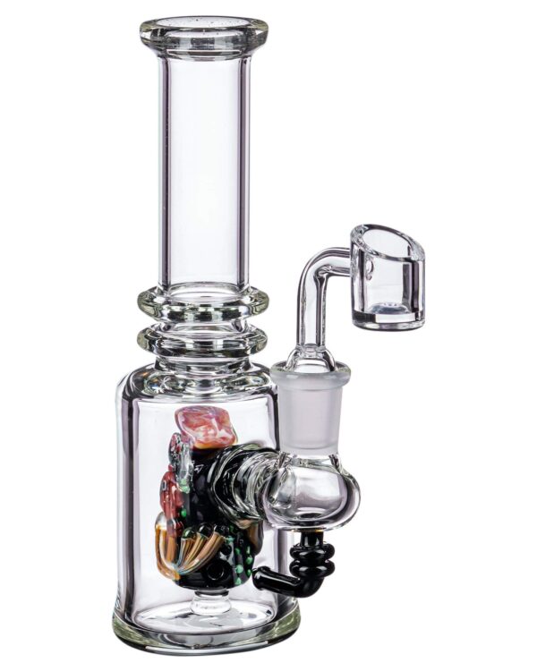 "Save The Seas" UV Mini Beaker | Glass Rig | Dab Ring | Rigs For Sale