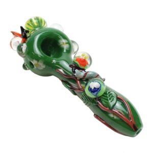 Empire Glassworks Small Garden Critters Spoon Pipe | Glass Pipes
