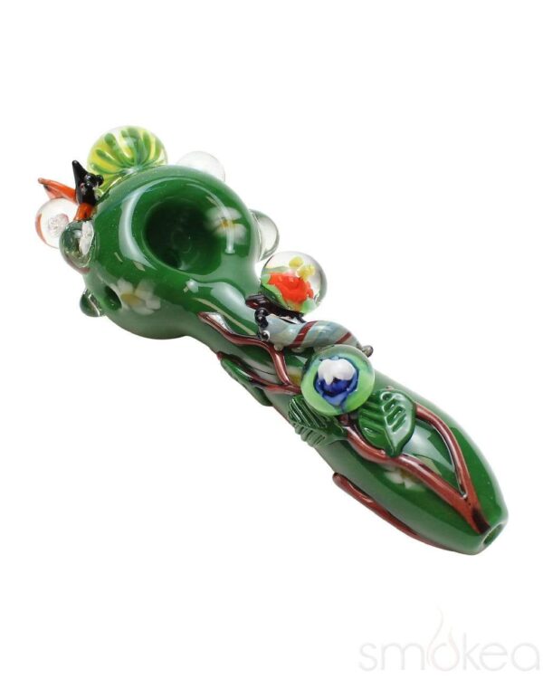 Empire Glassworks Small Garden Critters Spoon Pipe | Glass Pipes