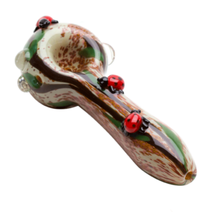 Empire Glassworks Small Ladybug Spoon Pipe | Weed Bowls | Glass Pipes