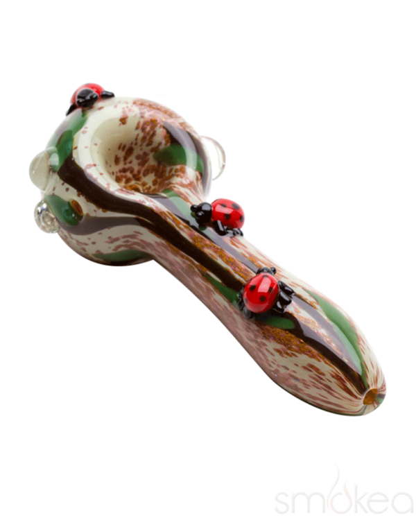 Empire Glassworks Small Ladybug Spoon Pipe | Weed Bowls | Glass Pipes