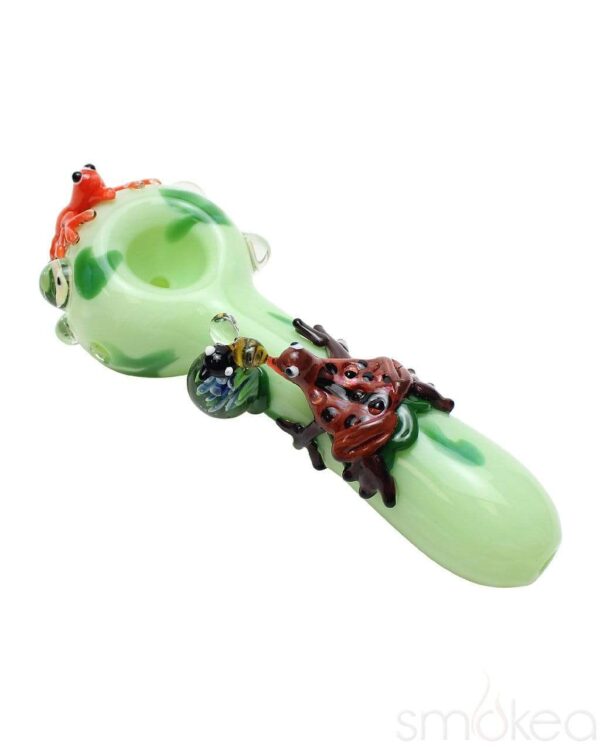 Empire Glassworks Small Ribbit Spoon Pipe | Weed Pipes | Smoking Bowl