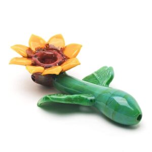 Empire Glassworks Sunflower Sherlock Weed Pipe | Glass Pipes For Sale