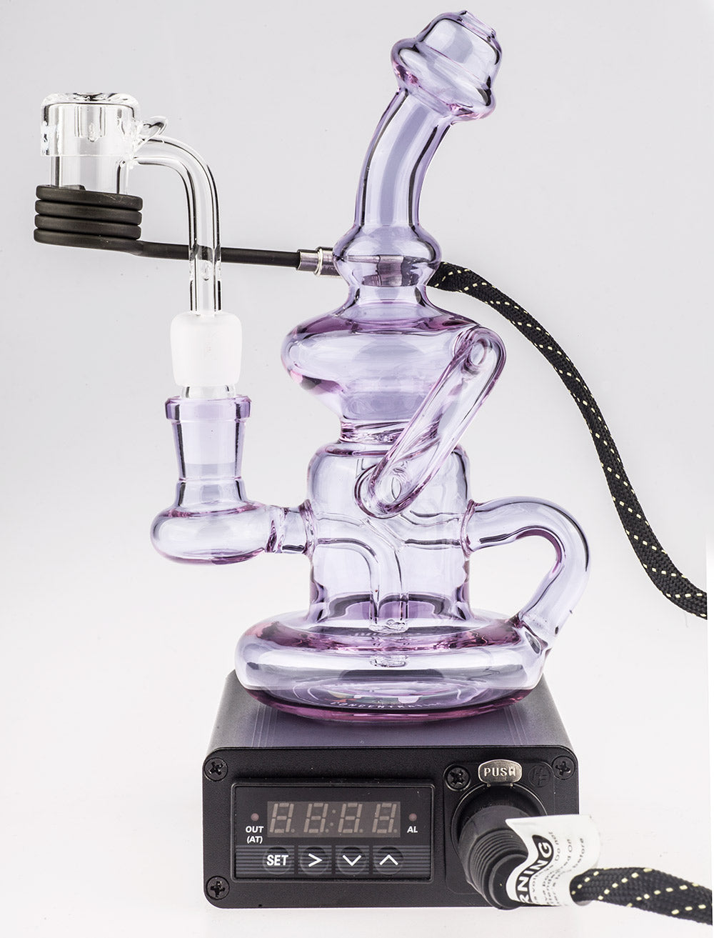 Enail Quartz Kit With Pink Dab Rig Bundle
