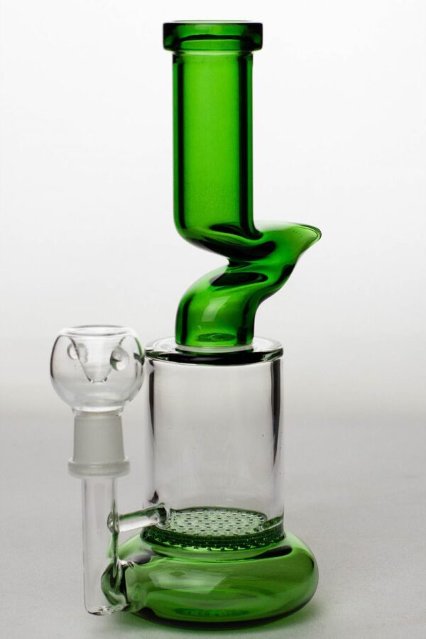 8″ honeycomb flat diffused kink bubbler