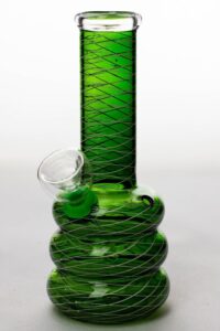 6″ glass water bong