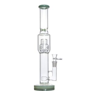 16 inch Glass Bong with Flower of Life perc to Matrix perc 18.8mm