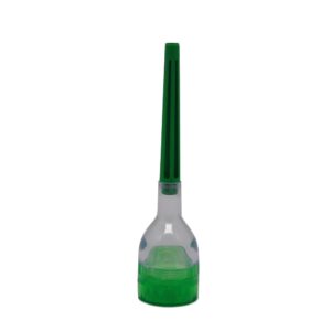 Funnel 3 Layer Herb Grinder W/roll Tube ( 4 Colors ) - Green