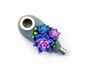 Gadzyl Succulent Metal Pipe | Bowls Weed | Pipes For Weed | Pot Pipes