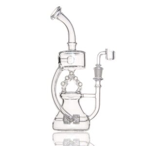 12" Swiss Perc Recycler Dab Rig | Wax Rigs For Sale | Free NZ Shipping