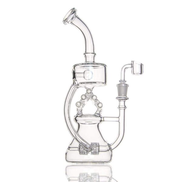 12" Swiss Perc Recycler Dab Rig | Wax Rigs For Sale | Free NZ Shipping