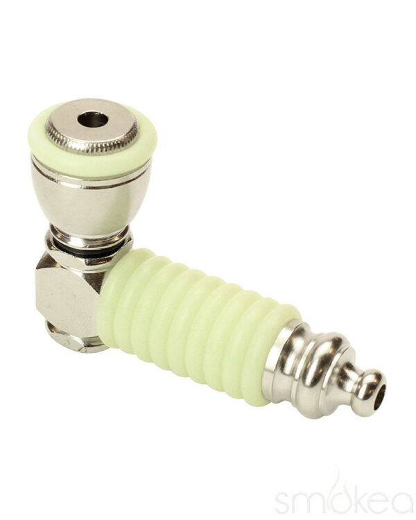 Big Pipe 2.5" Glow Micro Metal Pipe | Weed Pipe | Smoking Bowls | Pipes
