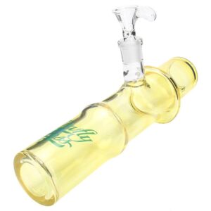 Glowfly Glass 10" Fumed Glass on Glass Steamroller | Marijuana Bowl