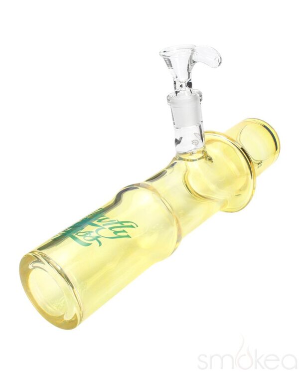 Glowfly Glass 10" Fumed Glass on Glass Steamroller | Marijuana Bowl
