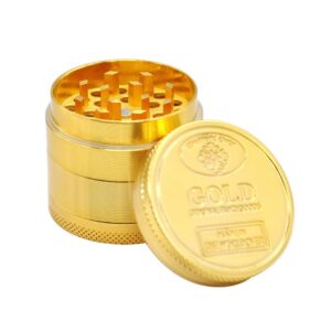 GOLD Coin Weed Grinder | Herb Grinder For Sale | 420 Gifts