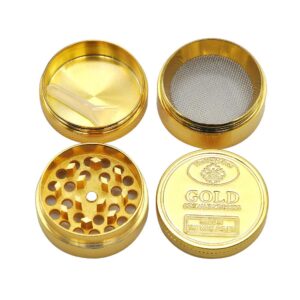 GOLD Coin Weed Grinder | Herb Grinder For Sale | 420 Gifts