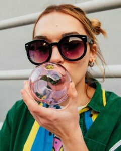 Peachy Hand Pipe | Glass Smoking Pipes | Marijuana Pipe | Glass Pipes