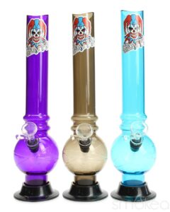 Graffix 12" Bubble Skinny Acrylic Bong | Cheap Bongs For Sale | Bomgs