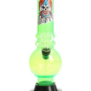 Graffix 8" Bubble Skinny Acrylic Bong | Cheap Bongs For Sale | Bomgs