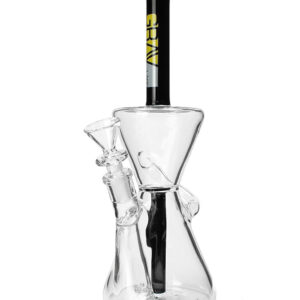 GRAV 10" Hourglass Recycler Bong | Glass Bongs For Sale | Funny Bongs